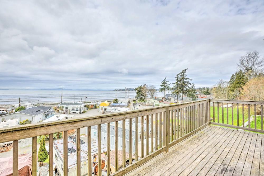 Hilltop Hideout with Sweeping Birch Bay Views